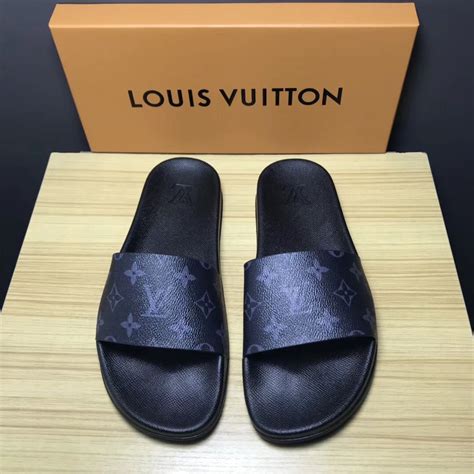 mens slides louis vuitton|Louis Vuitton men's slippers.